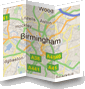 Map of Birmingham