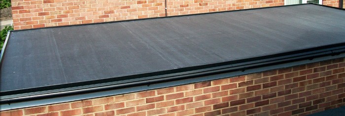 Rubber flat roof system